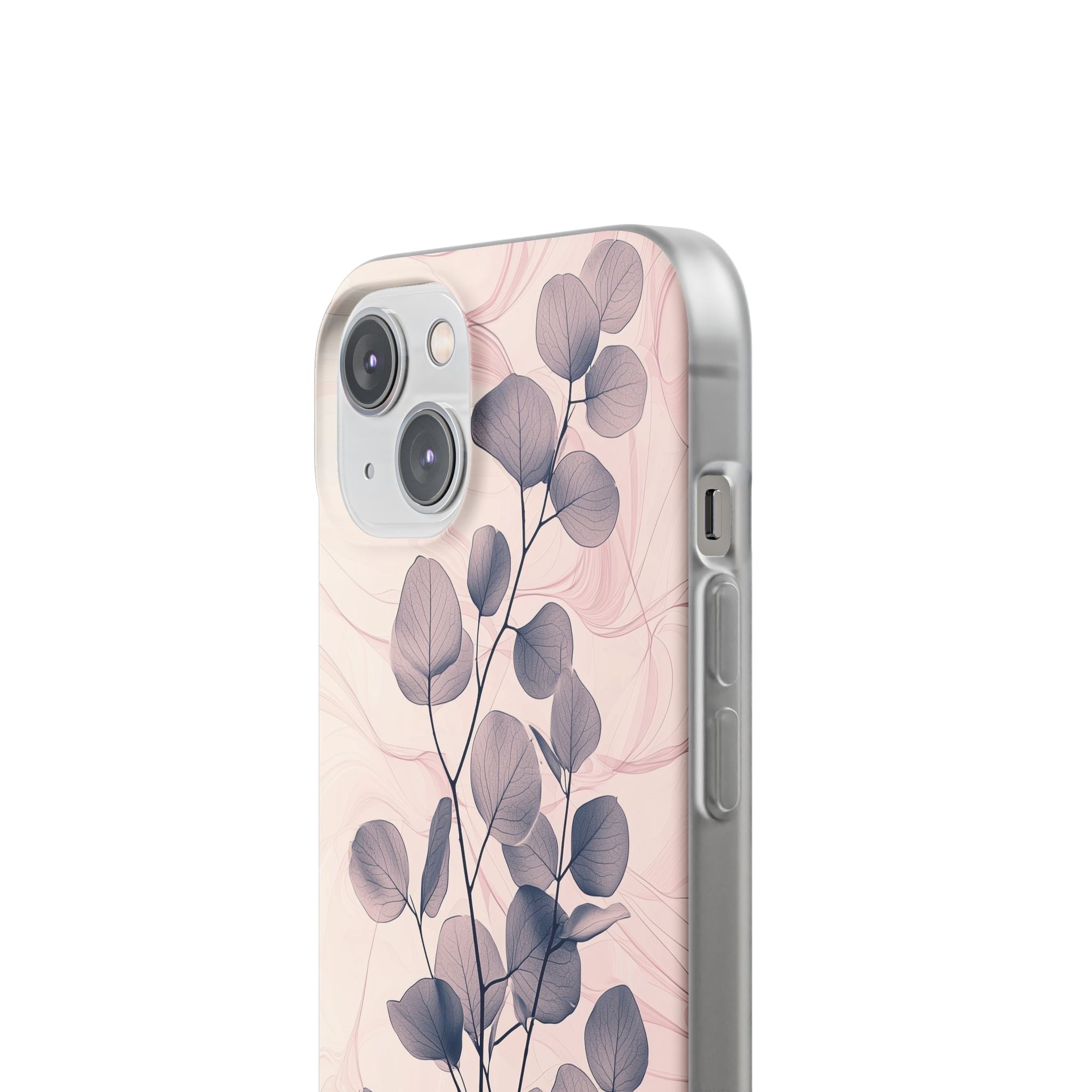 Ethereal Indigo Eucalyptus · Soft Phone Case for iPhone