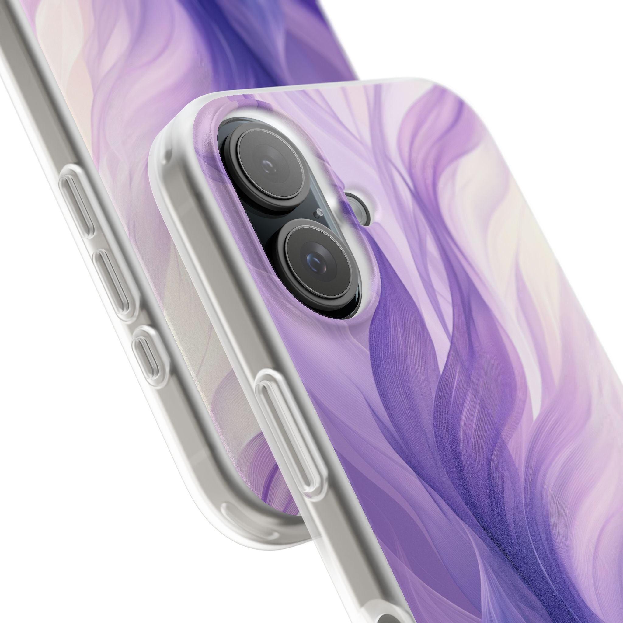 Amethyst Silk Waves · Soft Hoesje voor iPhone