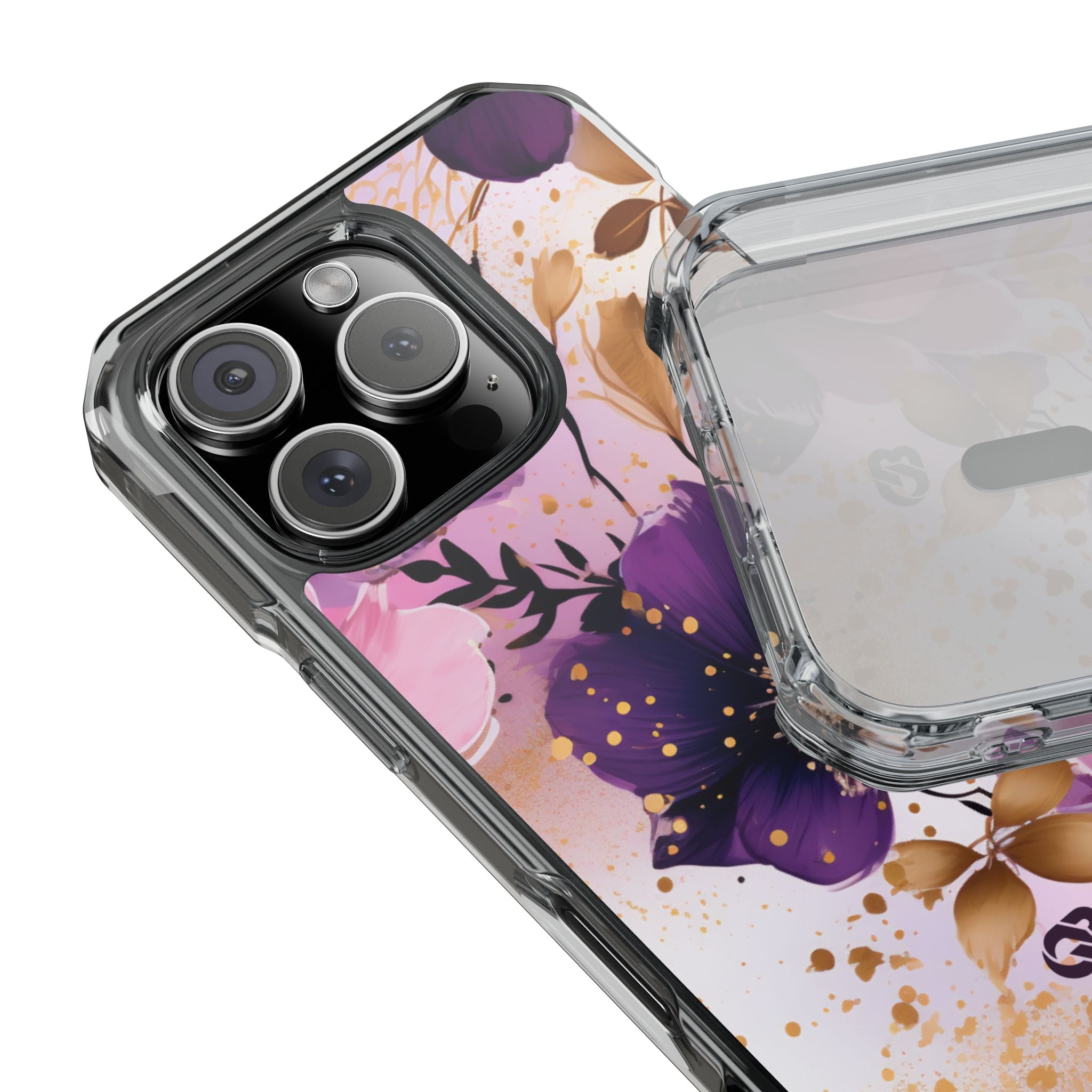 Gilded Violet Bloom · Impact Custodia per iPhone · Magsafe