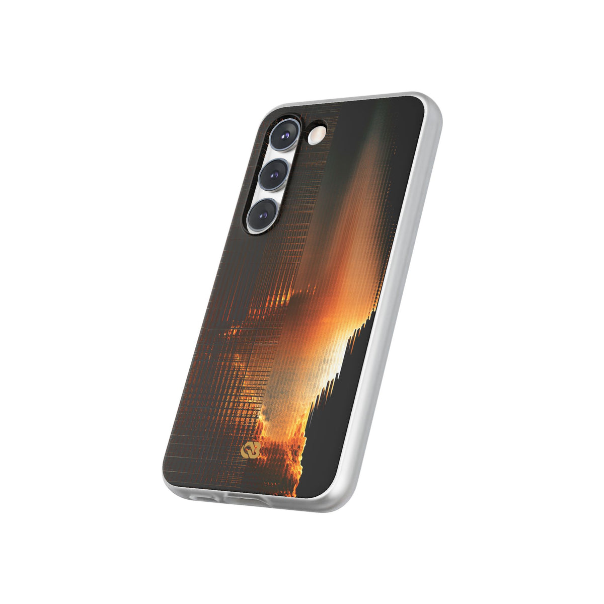 Luminous Grid · Lite Phone Case for Samsung · Black