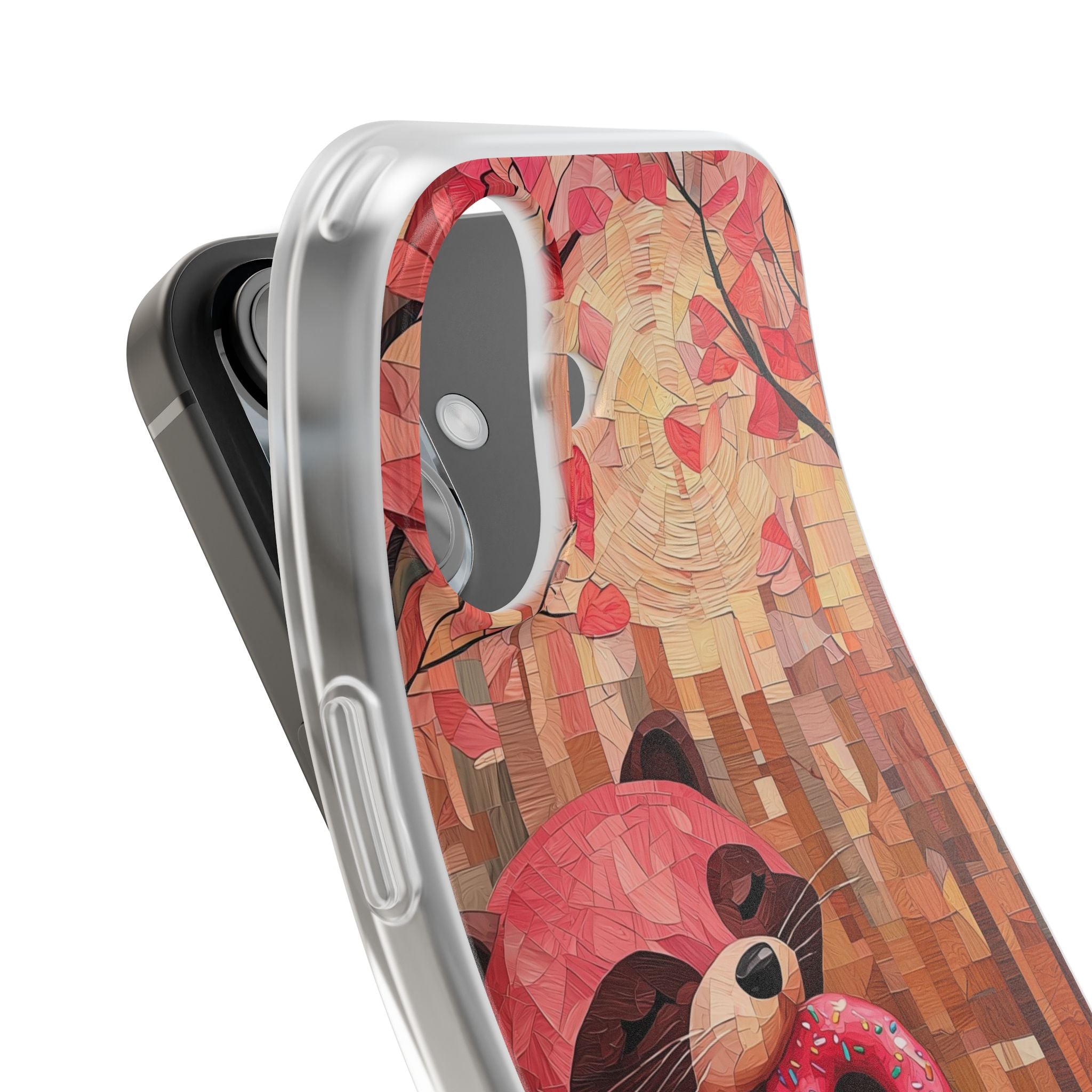 Crimson Donut Bandit · Soft Custodia per iPhone