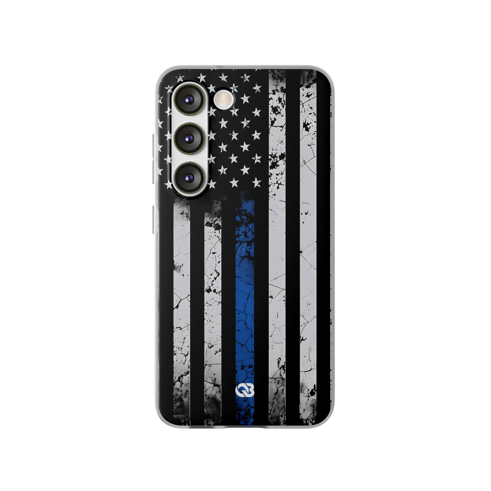 Gritty Cobalt Flag · Soft Handyhülle für Samsung