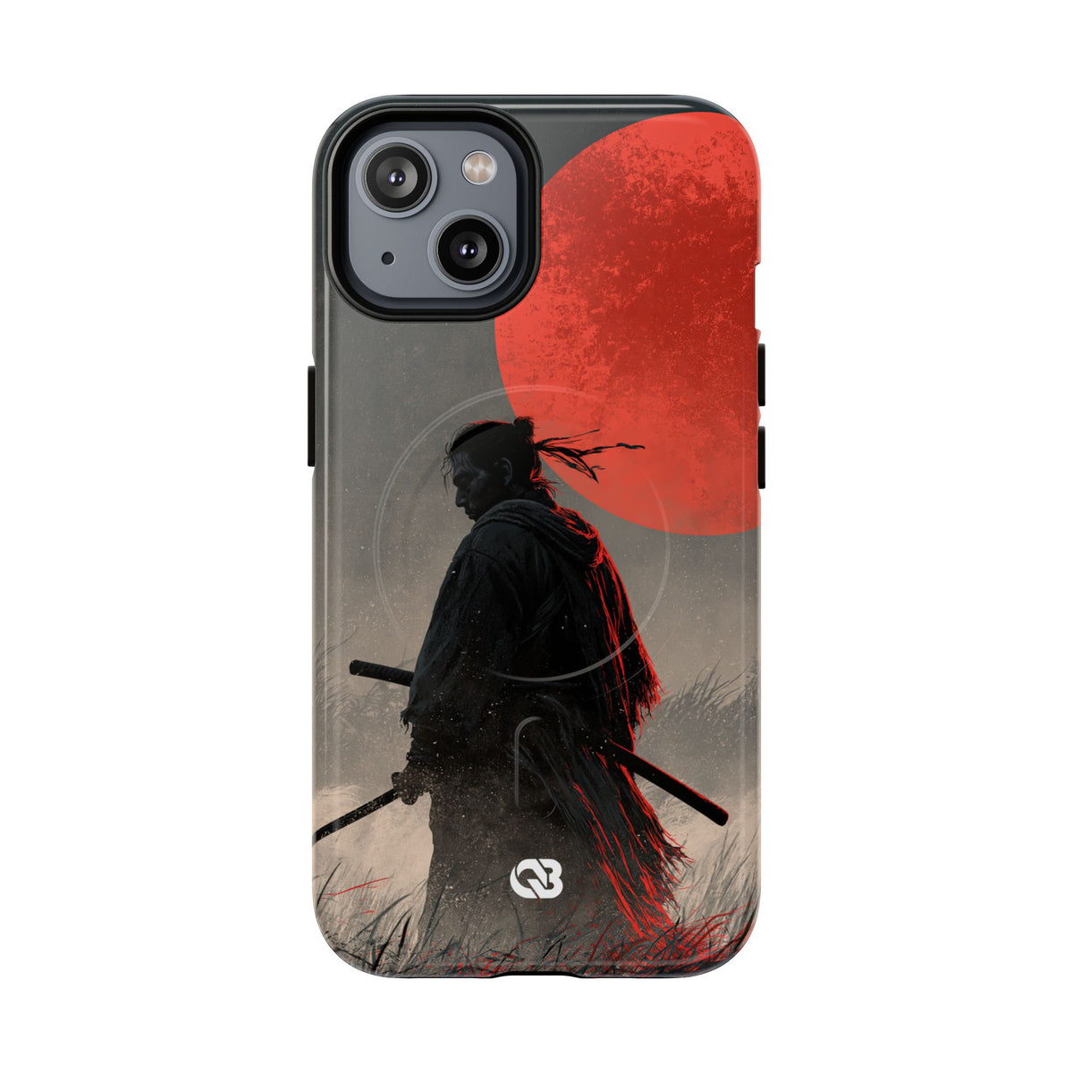 Crimson Moon Ronin · Tough 2.0 Magnetic Phone Case for iPhone · Black