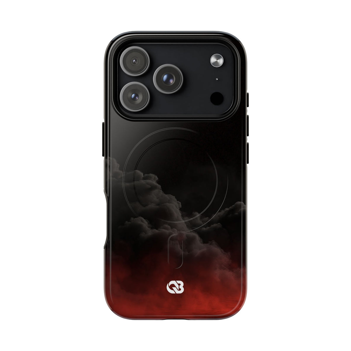 Crimson Fog Void · Tough 2.0 Magnetic Phone Case for iPhone · Black