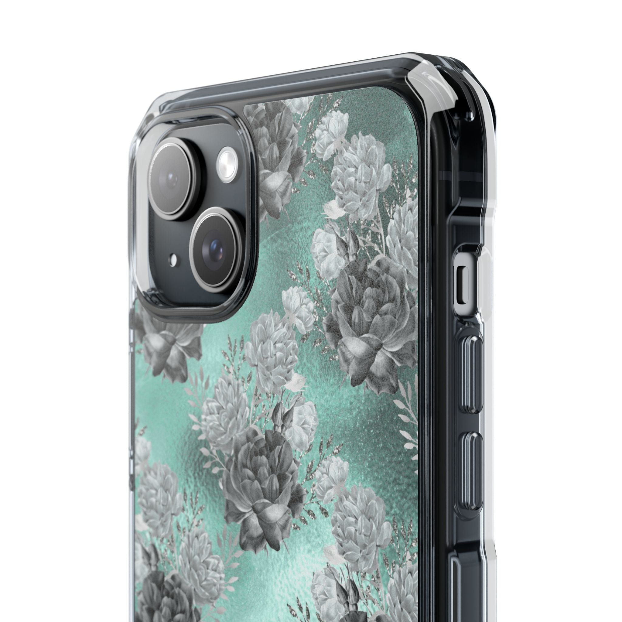 Frost Mint Floral · Impact Magsafe