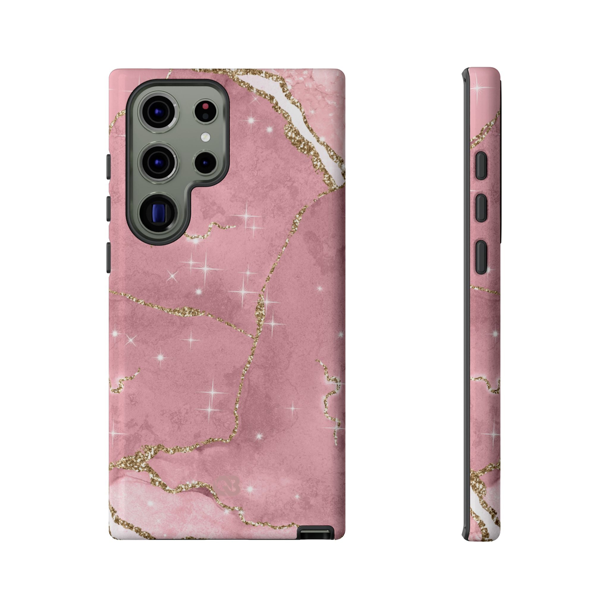 Rose Sparkle Marble · Tough Phone Case for Samsung