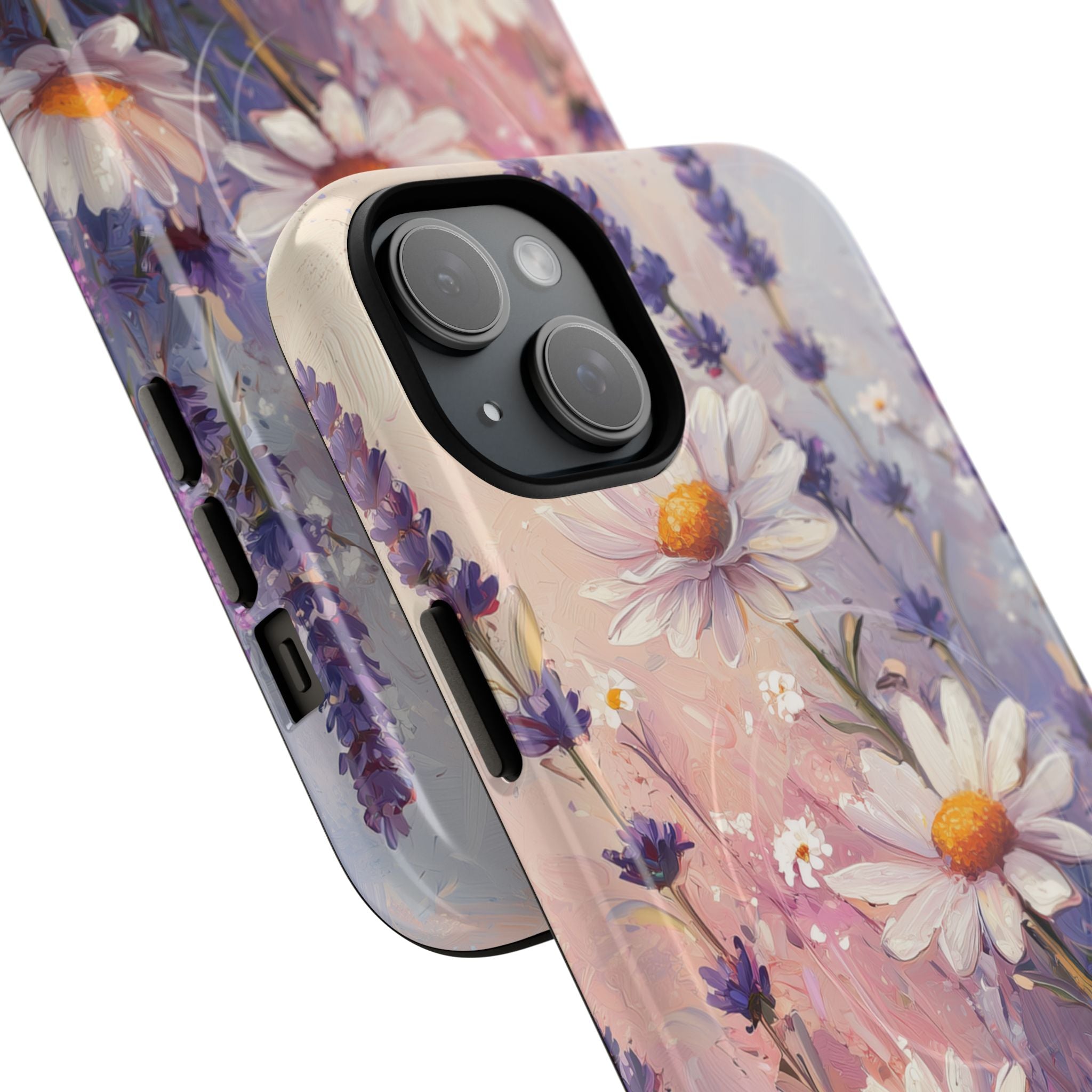 Daisy Lavender Bloom iPhone 15 Plus Case - Tough+