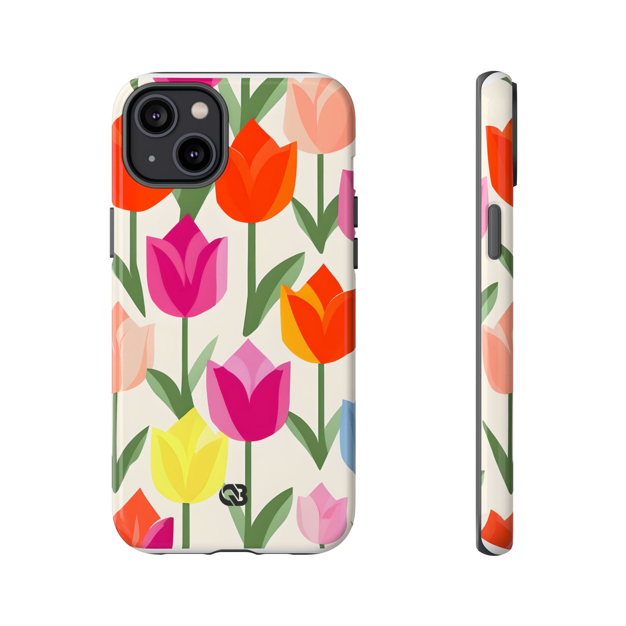 Vibrant Petal Grid · Tough Fundas para teléfono para iPhone