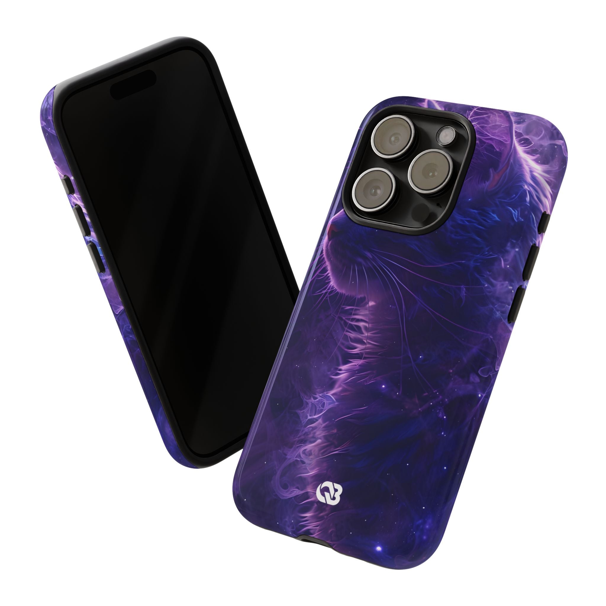 Purple Void Feline · Tough Custodia per iPhone