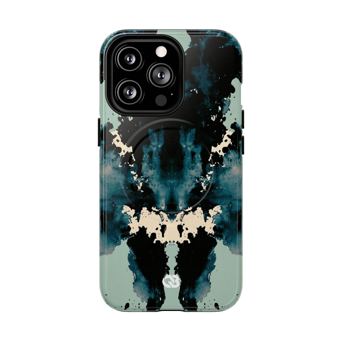 Rorschach Ink Void · Tough 2.0 Magnetic Phone Case for iPhone · Black