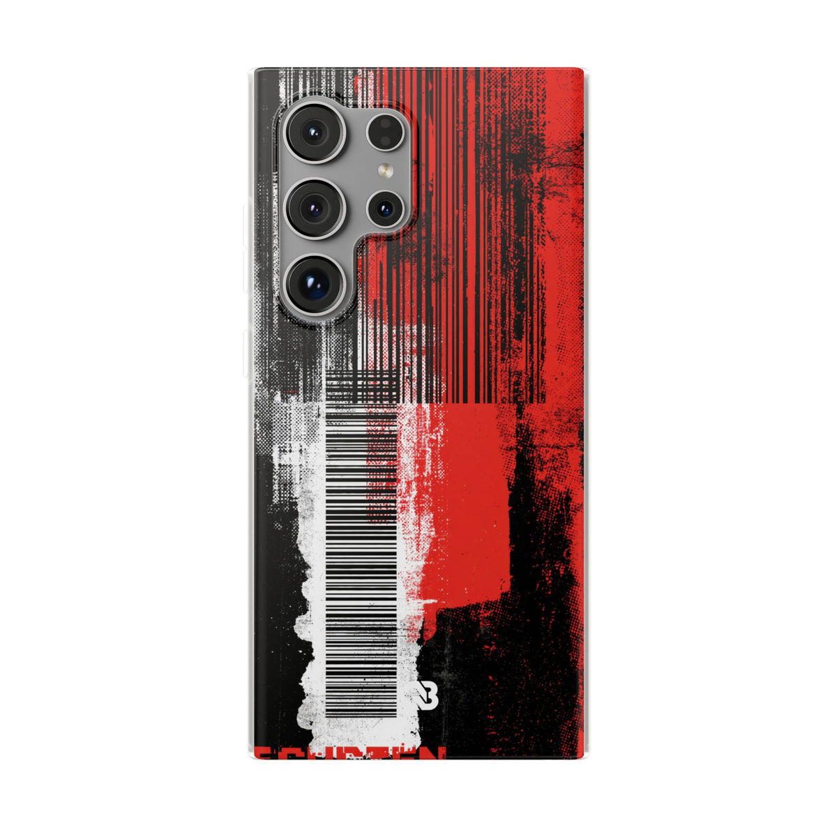 Distorted Barcode · Lite Phone Case for Samsung · Black