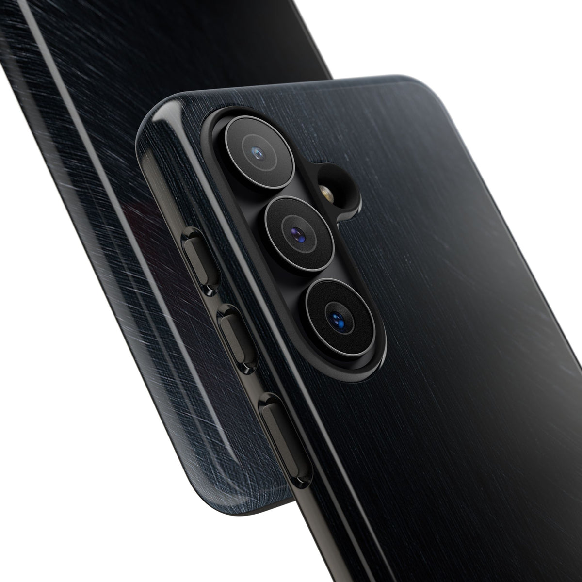 Brushed Obsidian Steel · Tough Phone Case for Samsung · Black