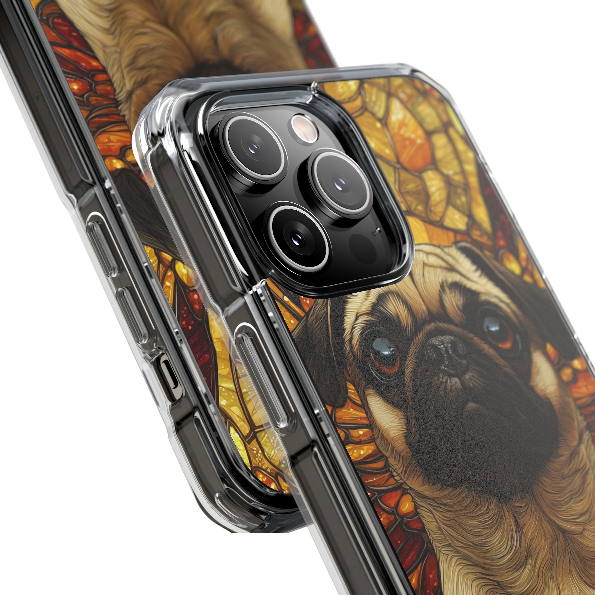Amber Pug Divinity · Impact Phone Case for iPhone · Magsafe