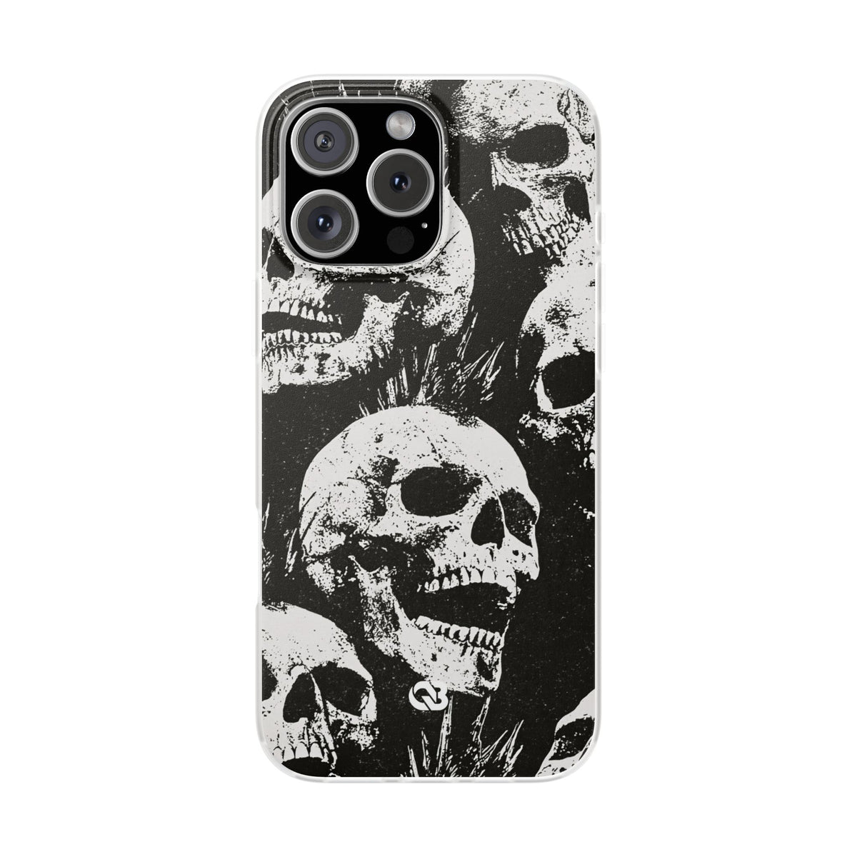 Punk Skull Riot · Lite Phone Case for iPhone · Black