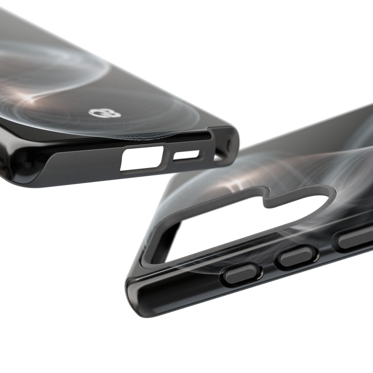 Luminous Vortex · Tough Phone Case for Samsung · Black