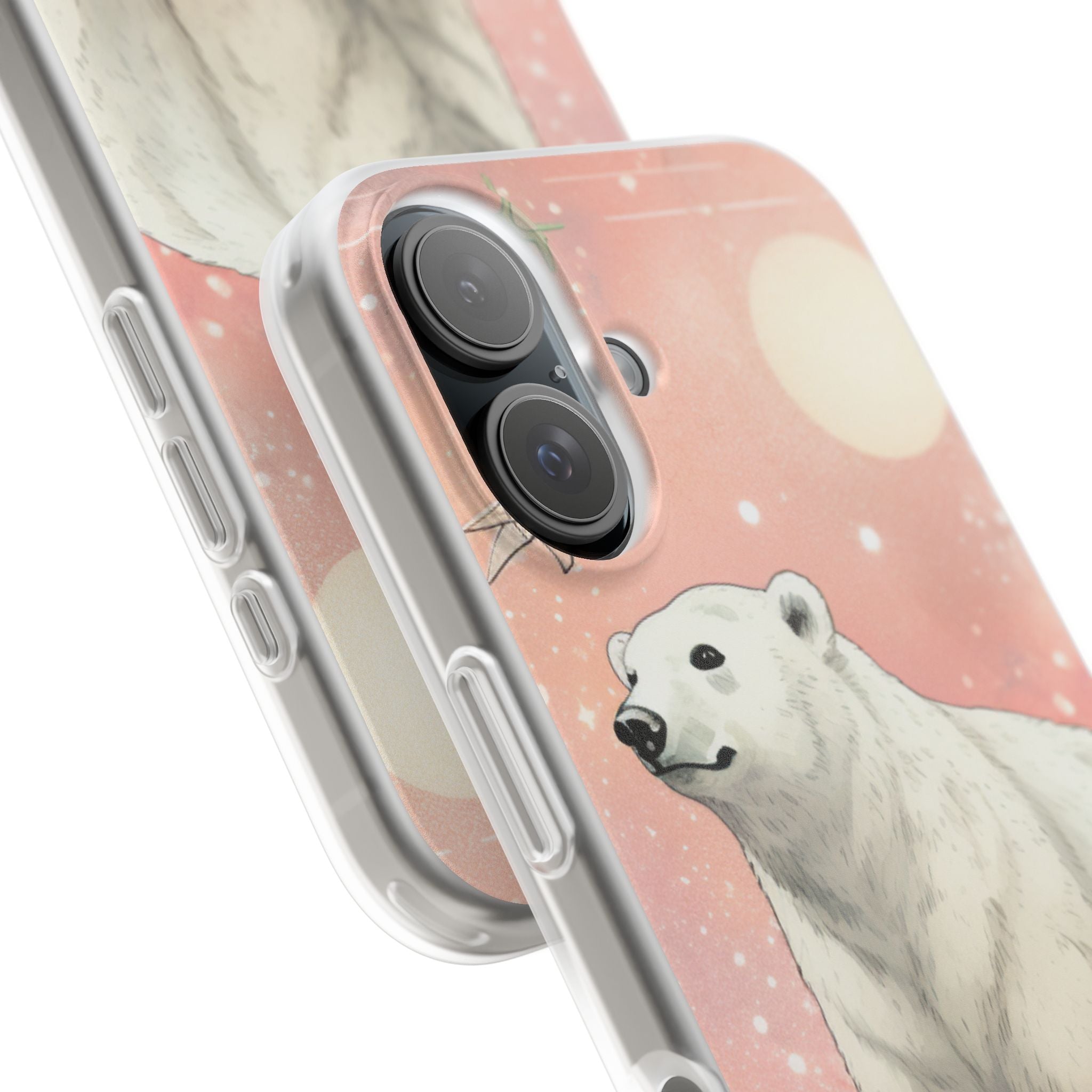 Polar Bear Dream iPhone 16 Case - Soft