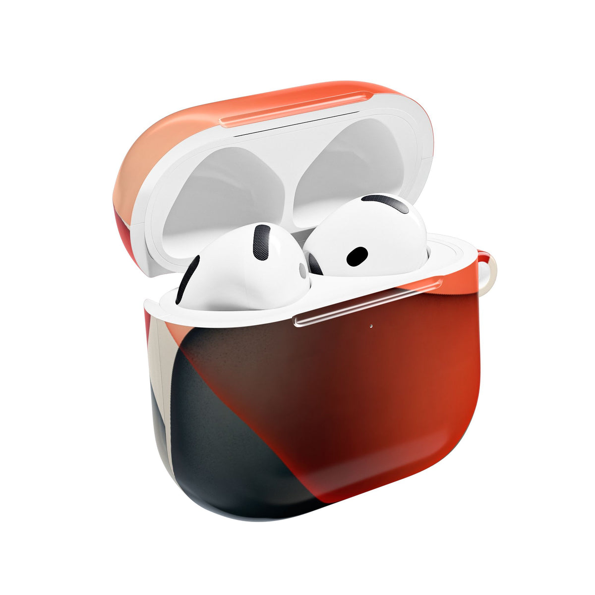 Translucent Crimson Form · Hard Case for AirPods & AirPods Pro · Red
