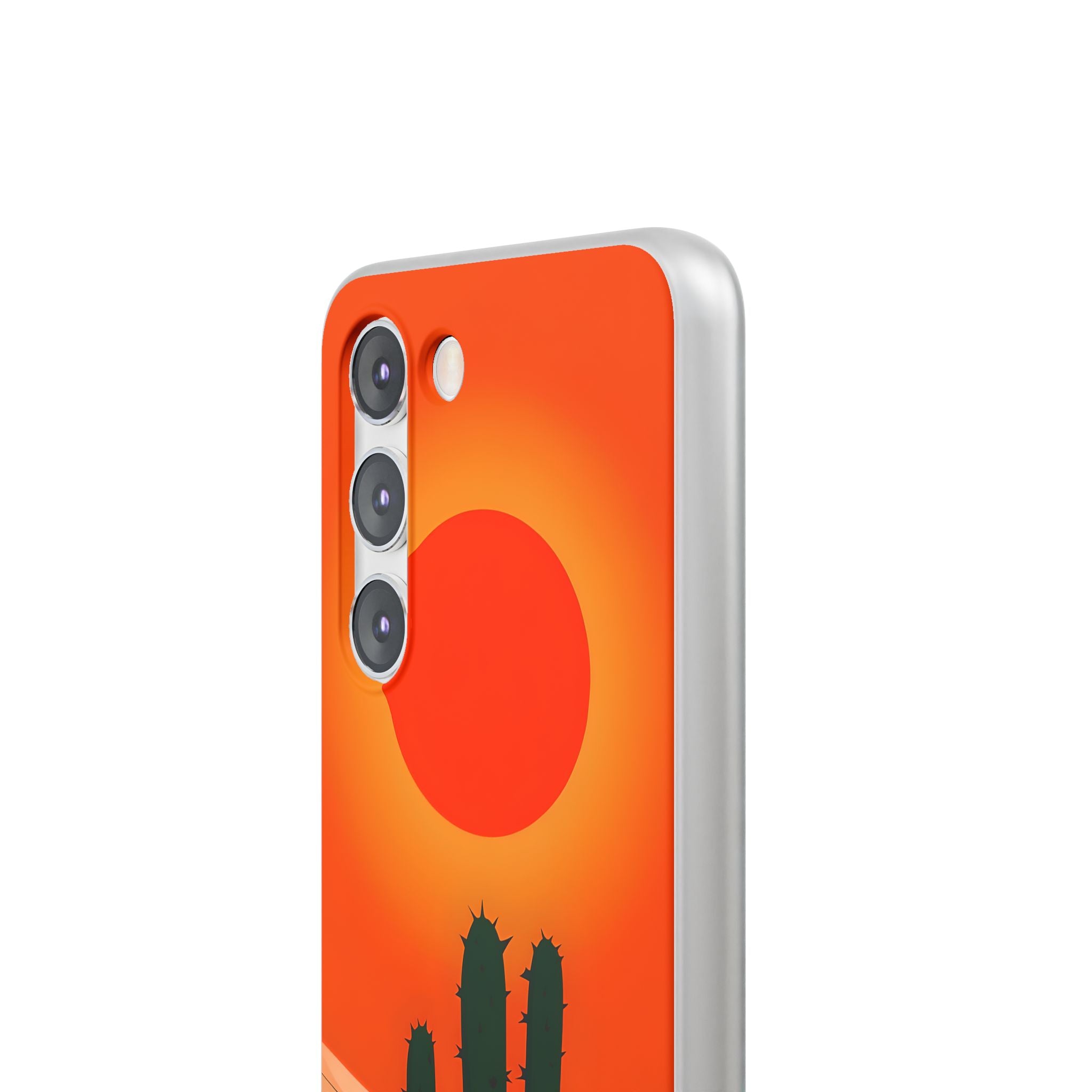 Scorched Saguaro Sunset · Soft Phone Case for Samsung