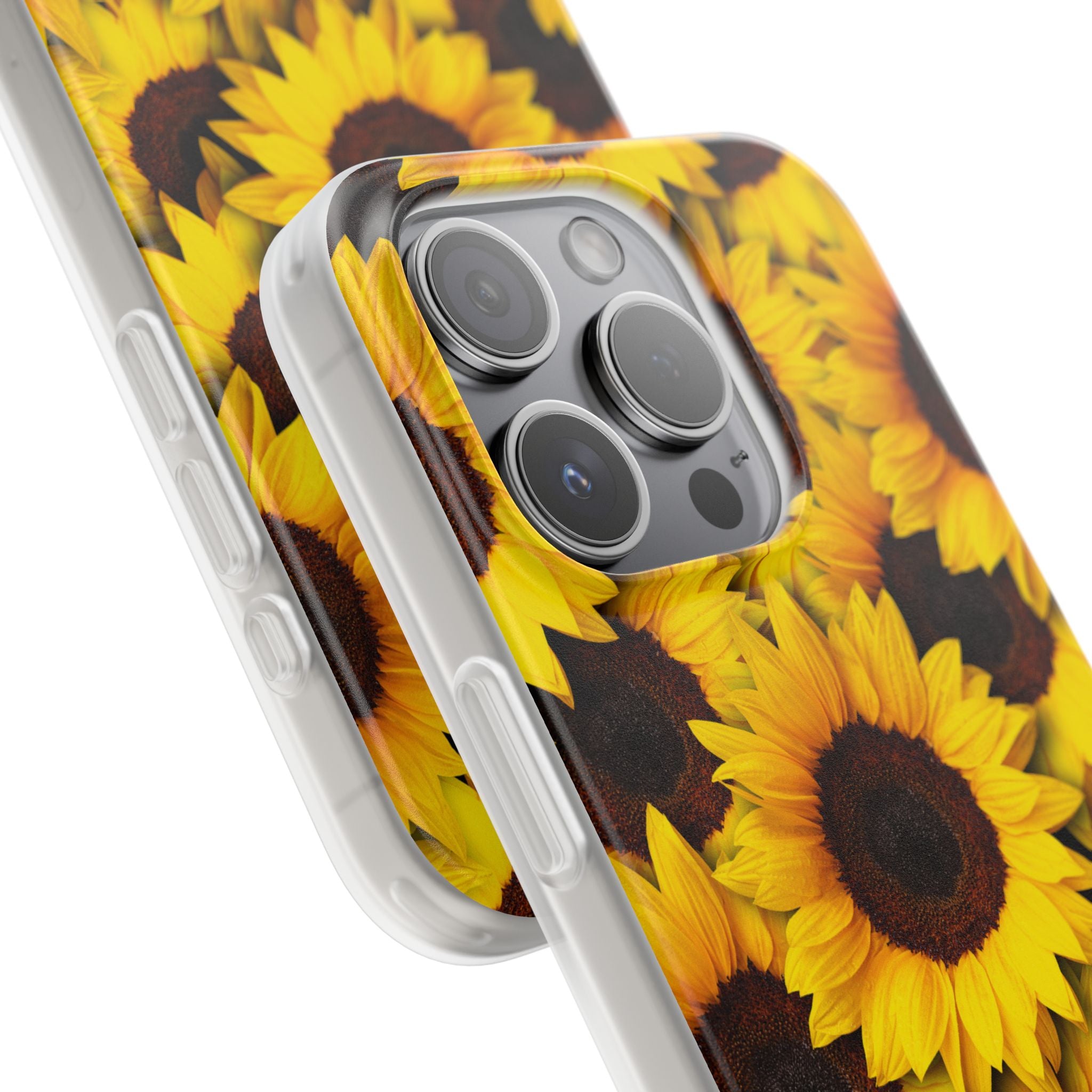 Sunflower Glow iPhone 15 Pro Case - Soft