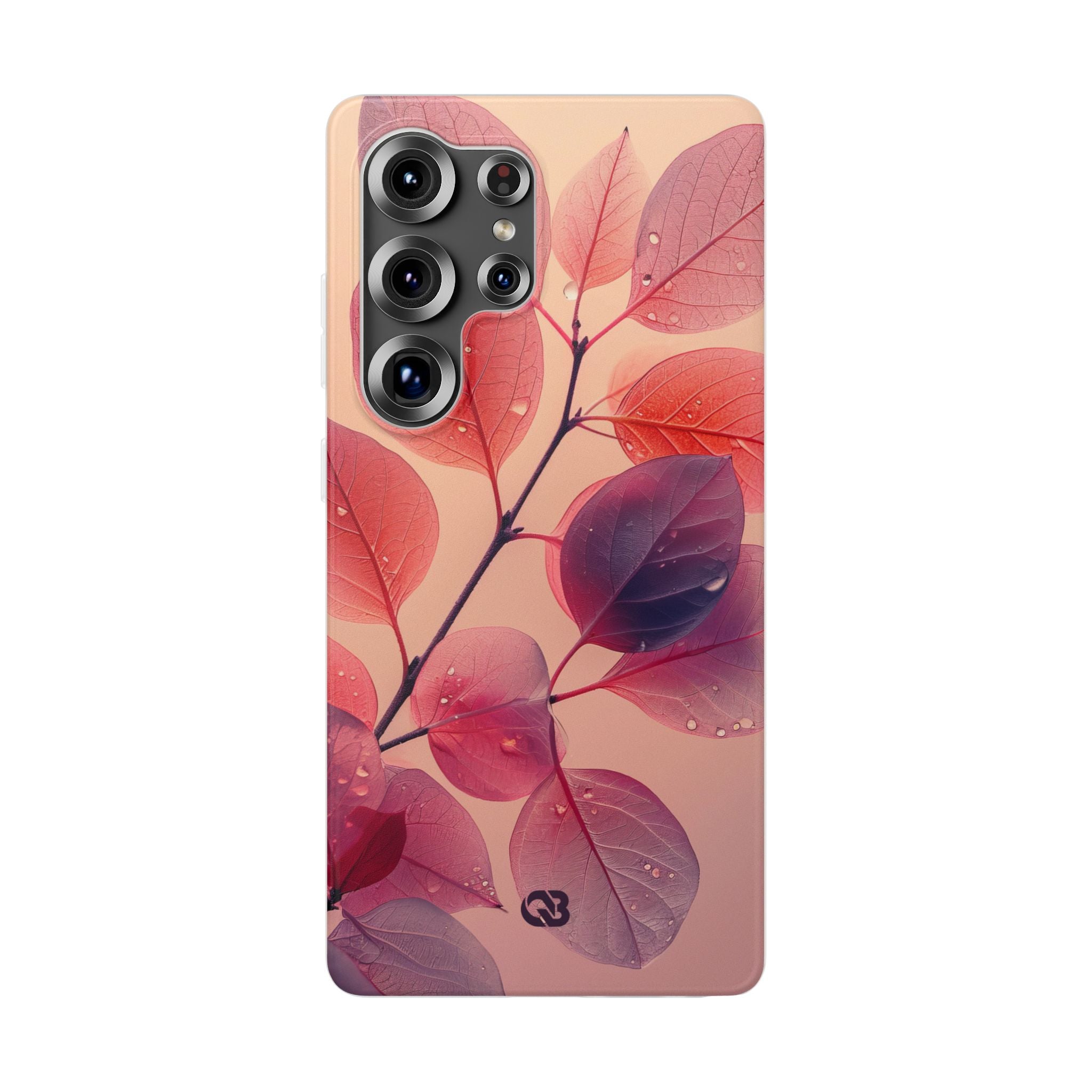 Dewy Magenta Foliage · Soft Phone Case for Samsung
