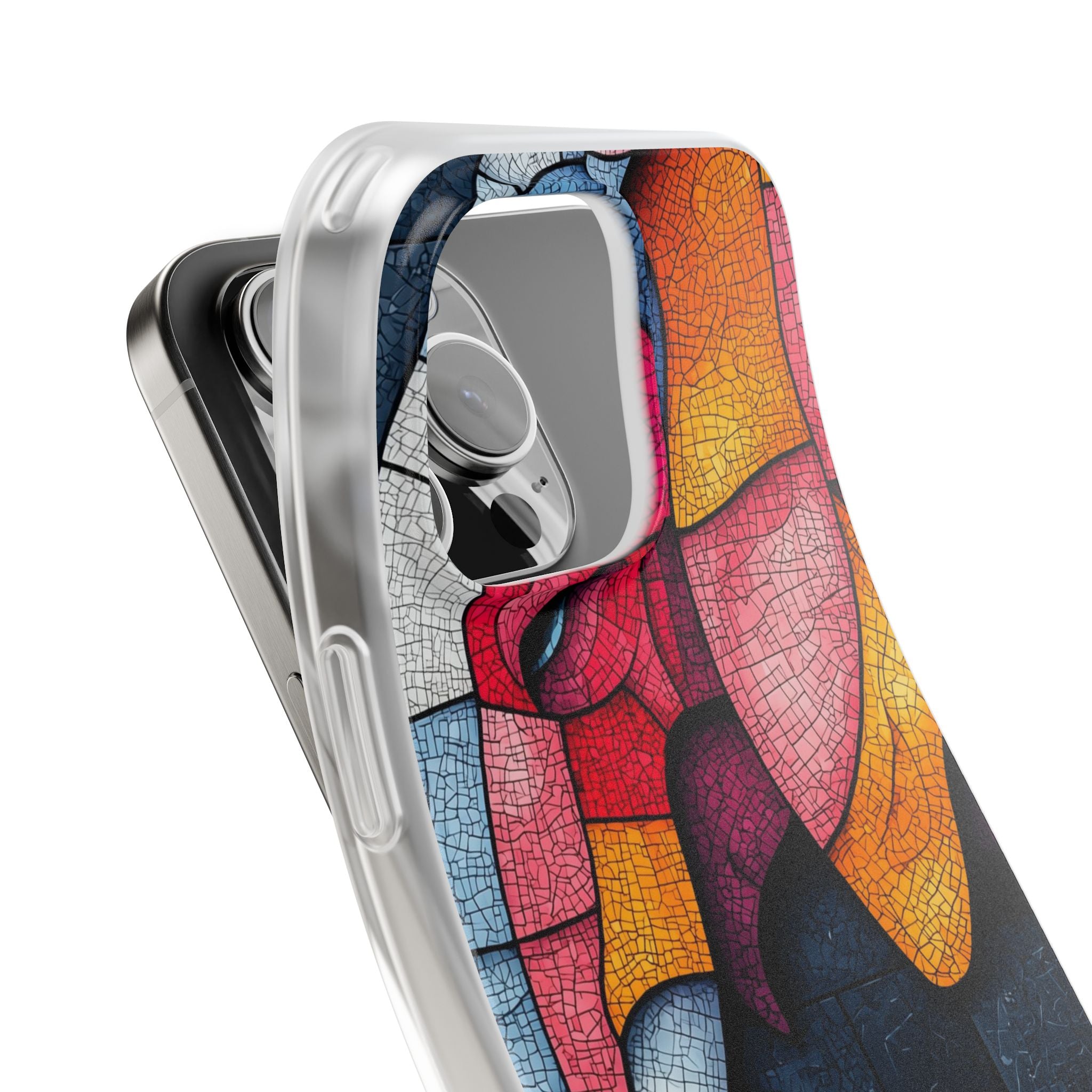 Elephant Mosaic iPhone 16 Pro Max Case - Soft