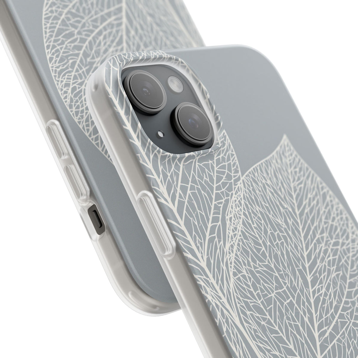 Minimal Leaf Skeleton · Lite Phone Case for iPhone · Grey