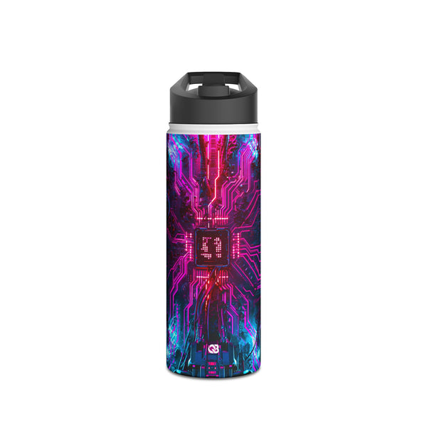 Neural Circuit Core · Insulated Water Bottle · Black