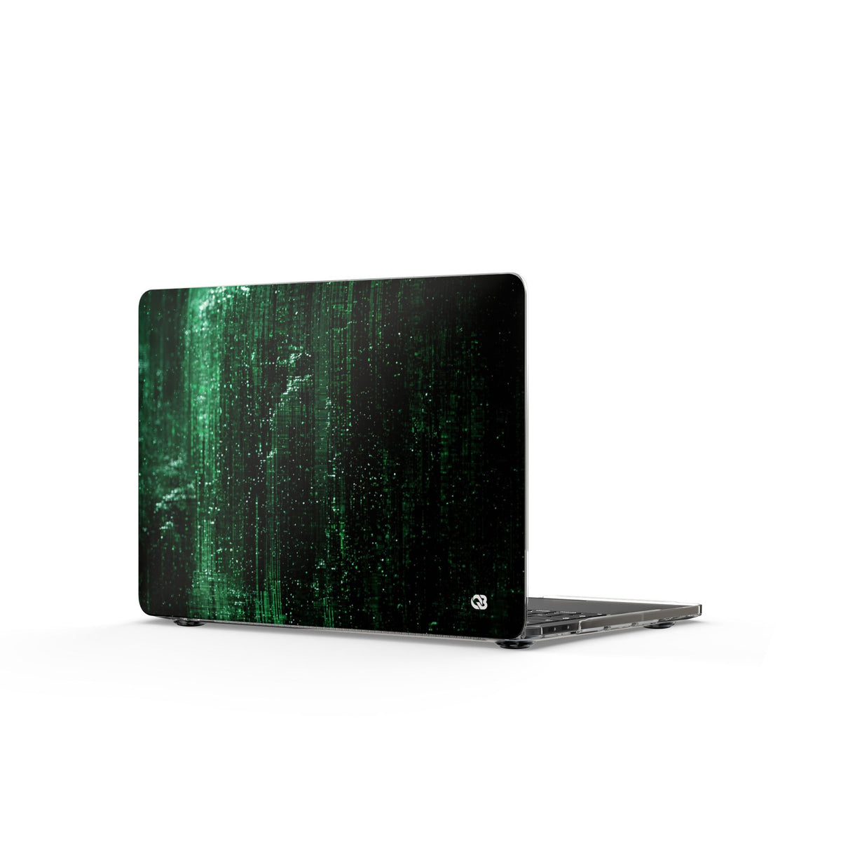 Emerald Void · Clear Hard Case for MacBook · Green