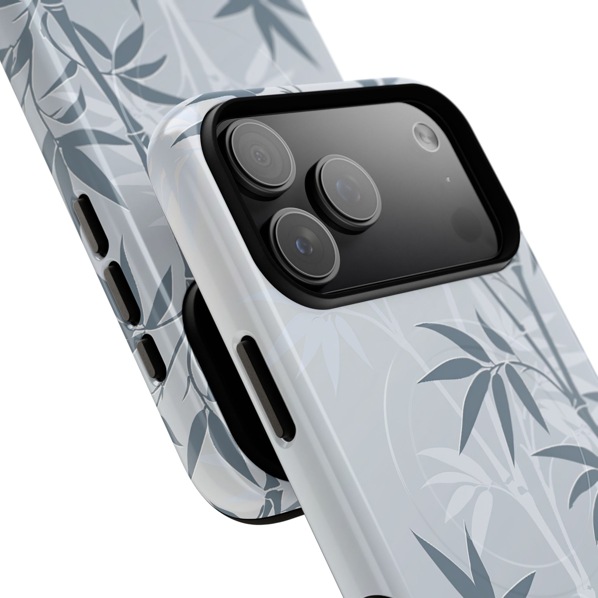 Blue Tough 2.0 Magsafe Phone Case for iPhone - Slate Bamboo Shadow