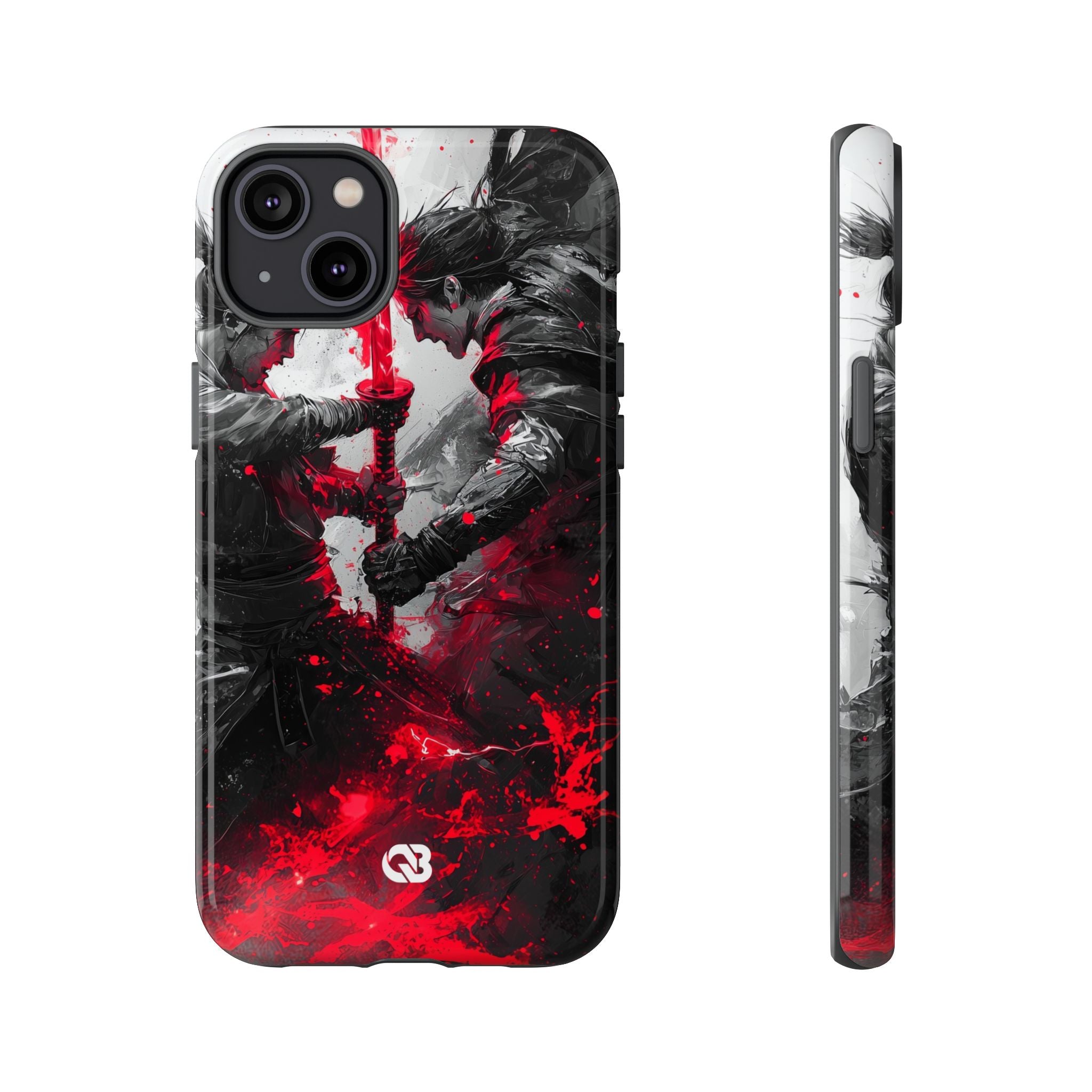 Shattered Crimson Duel · Tough Hoesje voor iPhone