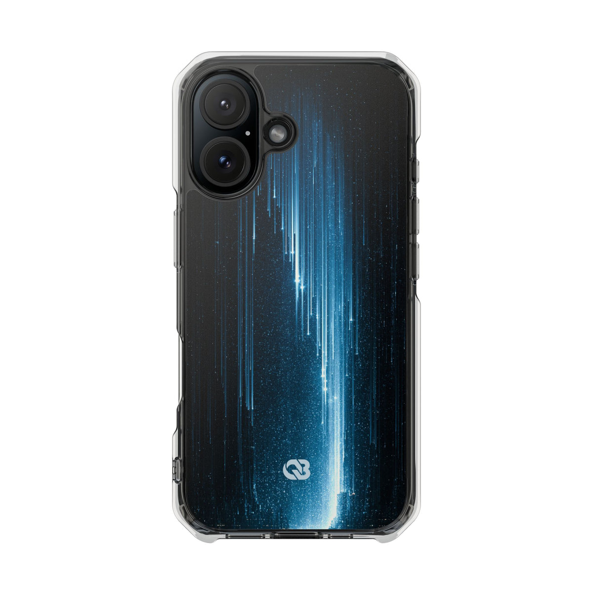 Nocturnal Cascade · Clear Impact Magnetic Phone Case for iPhone · Black