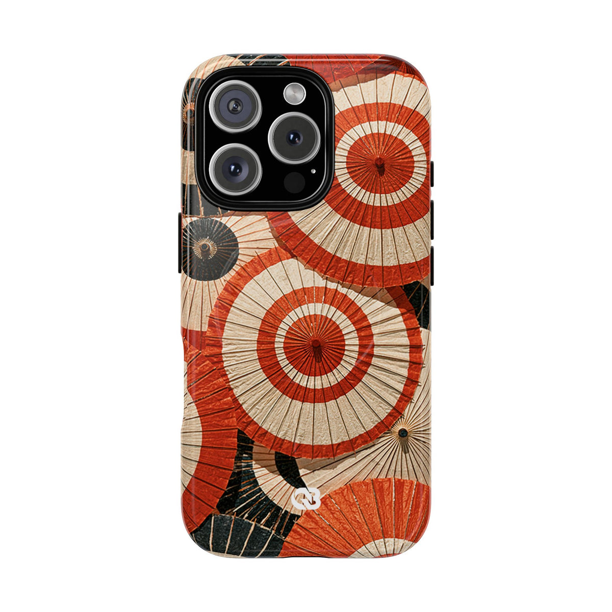 Vermilion Wagasa Motif · Tough 2.0 Magnetic Phone Case for iPhone · Red