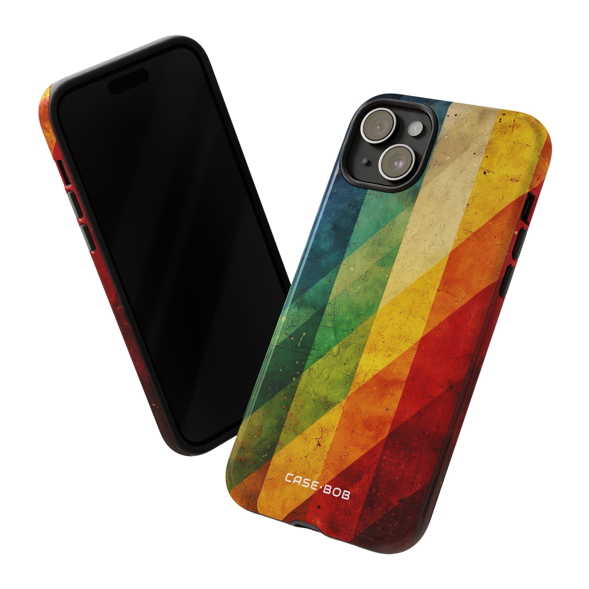 Diagonal Spectrum iPhone 15 Plus Cover - Tough