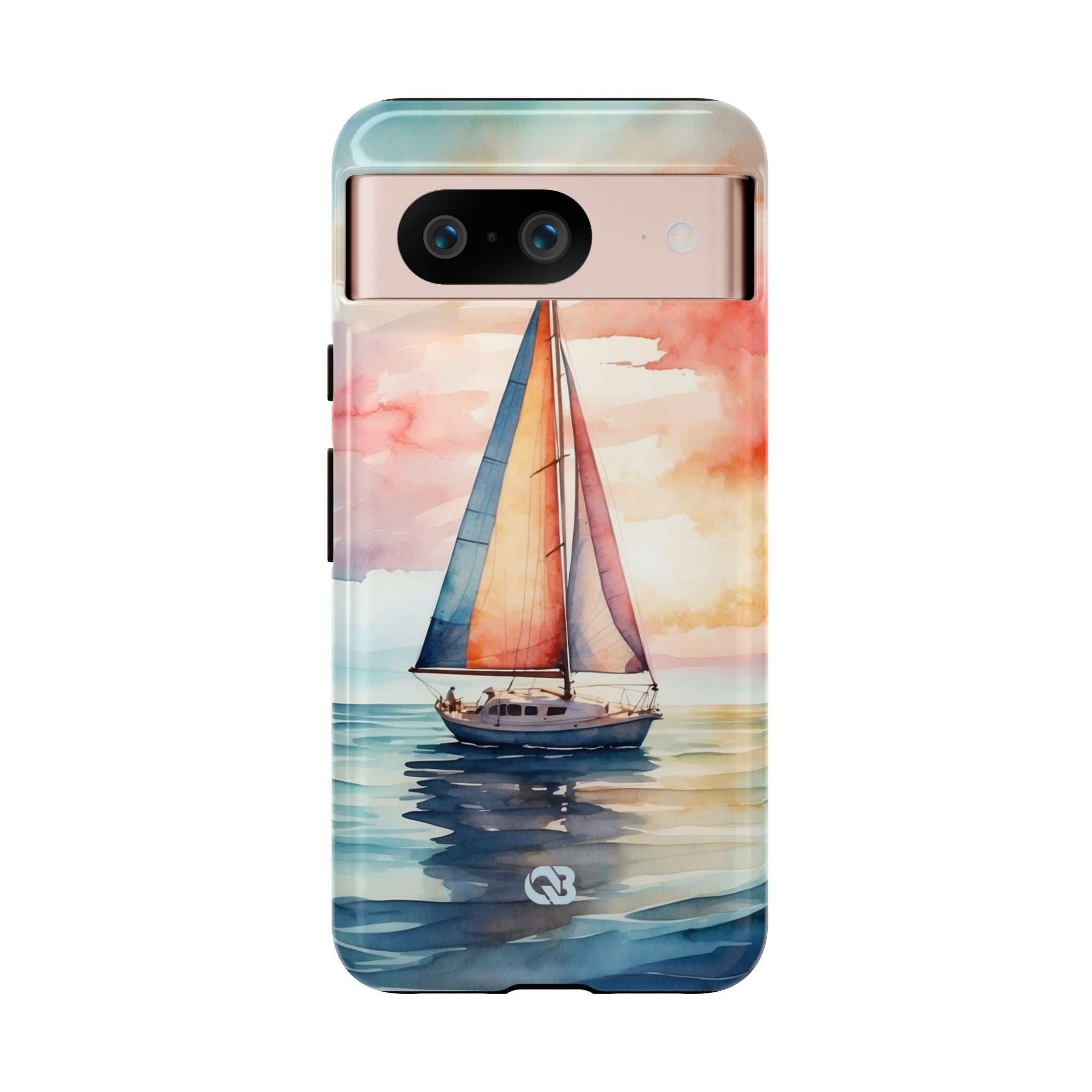 Crimson Horizon Sail · Tough Phone Case for Google Pixel