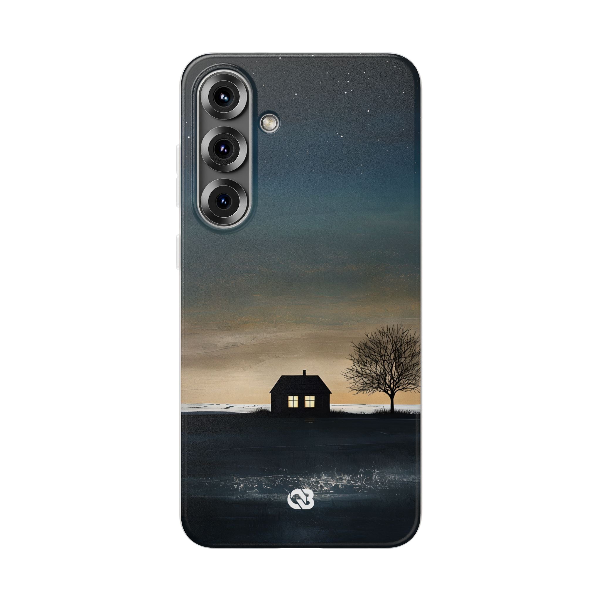 Midnight Cabin Glow · Soft Phone Case for Samsung