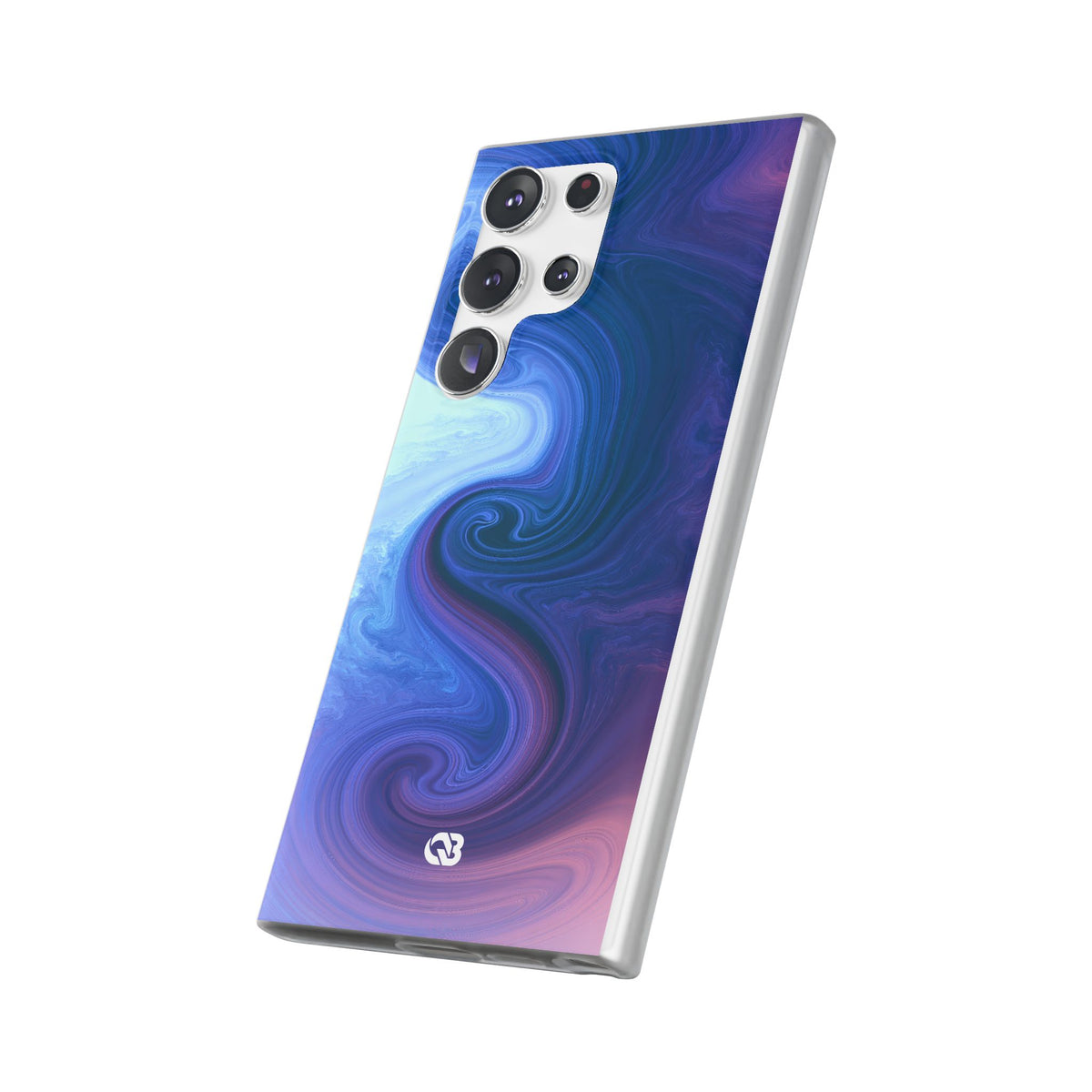 Azure Fluid Swirl · Lite Phone Case for Samsung · Blue