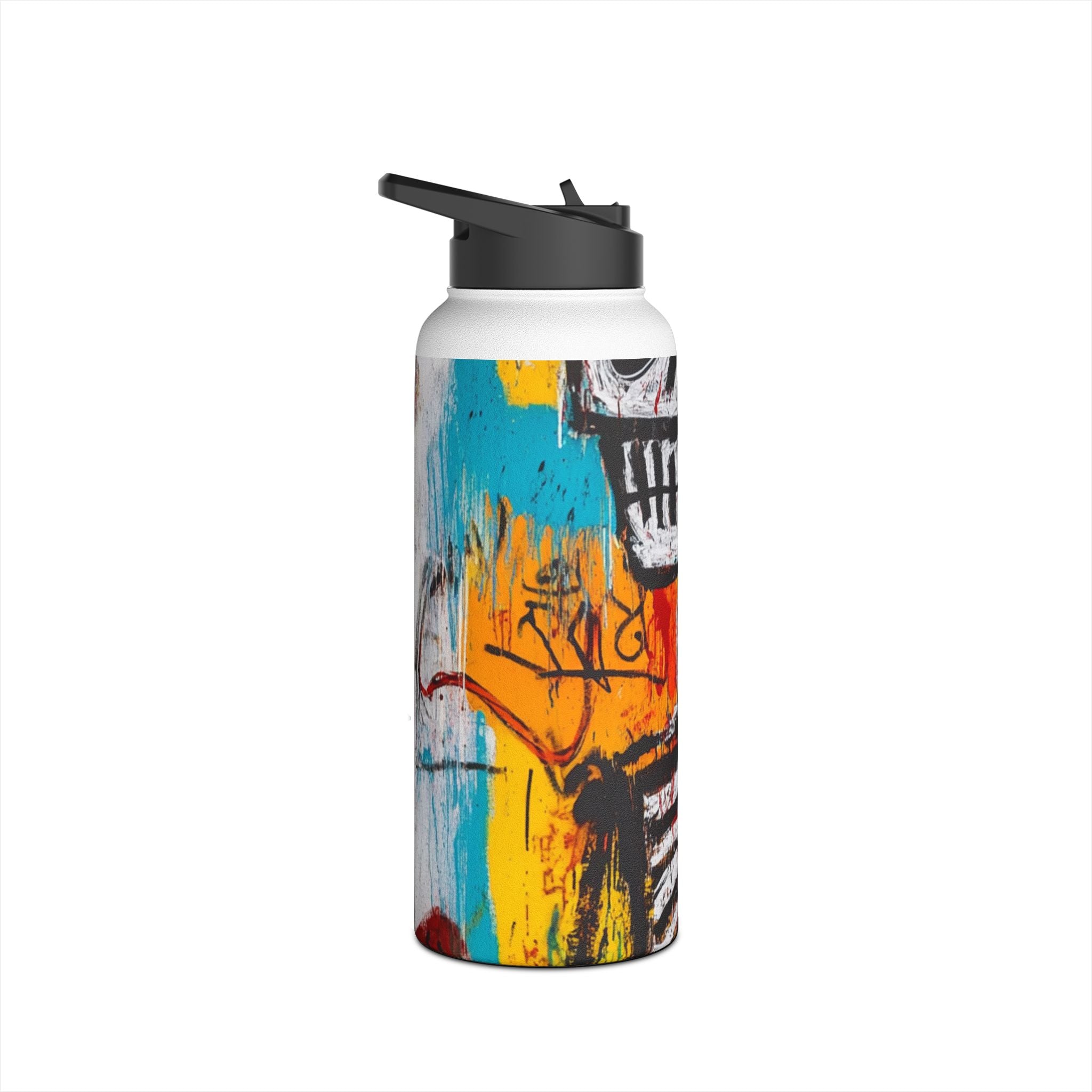 Neon Skull Chaos - Stainless Steel Water Bottle