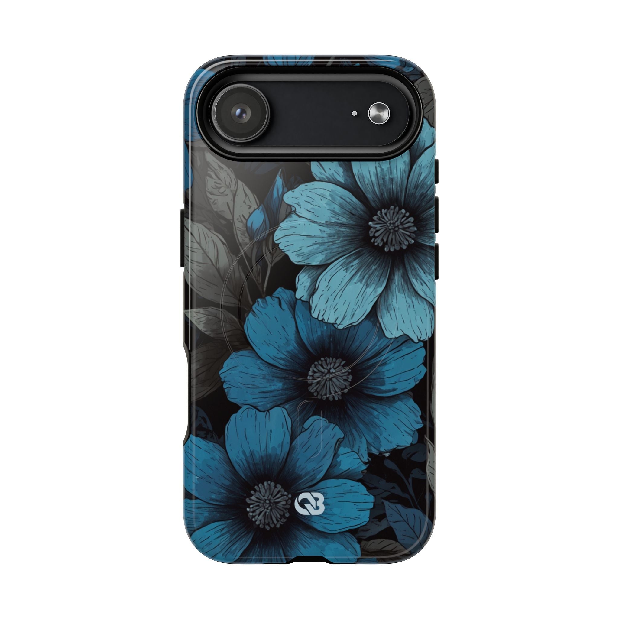 Obsidian Blue Petals · Tough+ Phone Case for iPhone · Magsafe