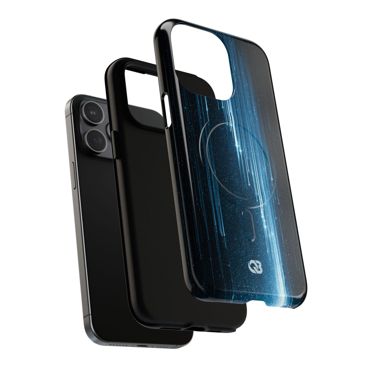Nocturnal Cascade · Tough 2.0 Magnetic Phone Case for iPhone · Black