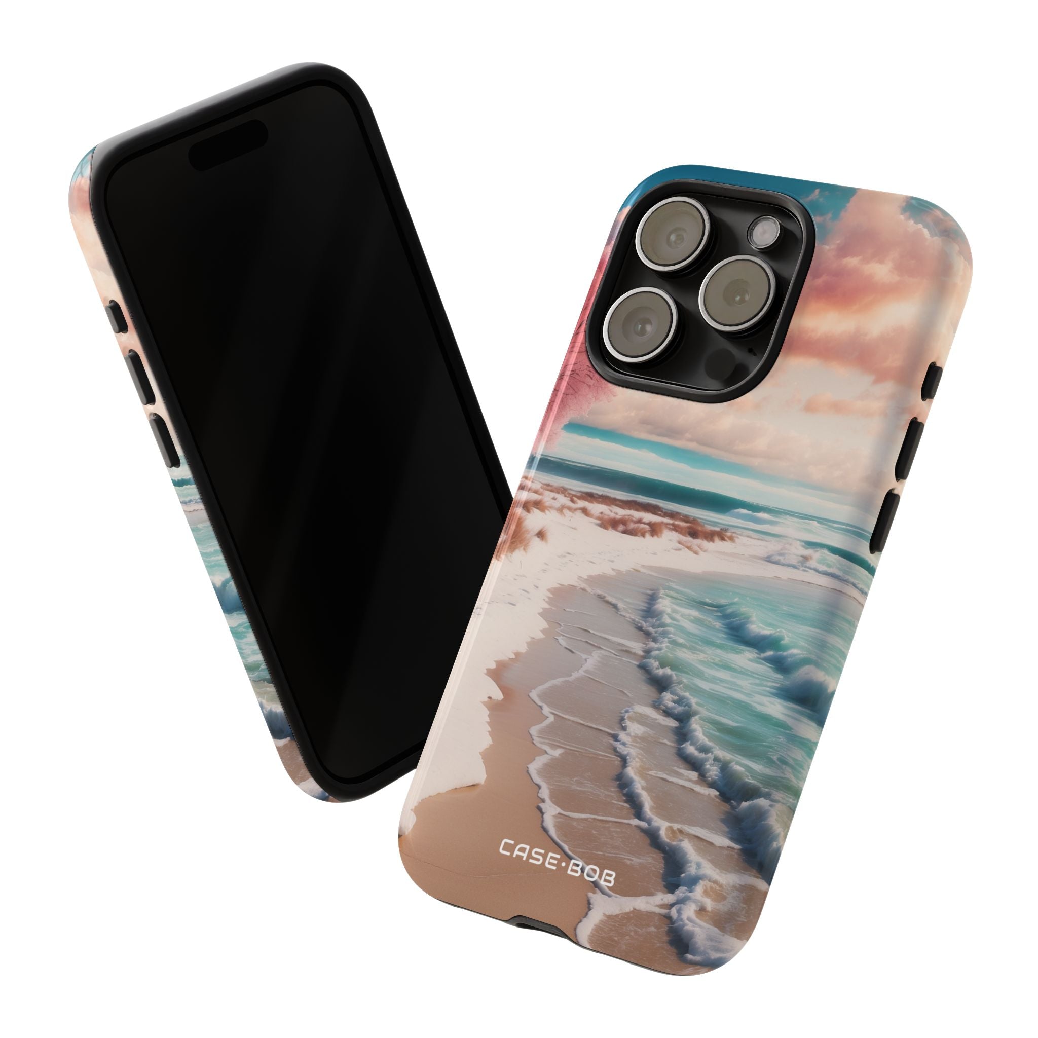 Pink Tree Breeze iPhone 15 Pro Case - Tough