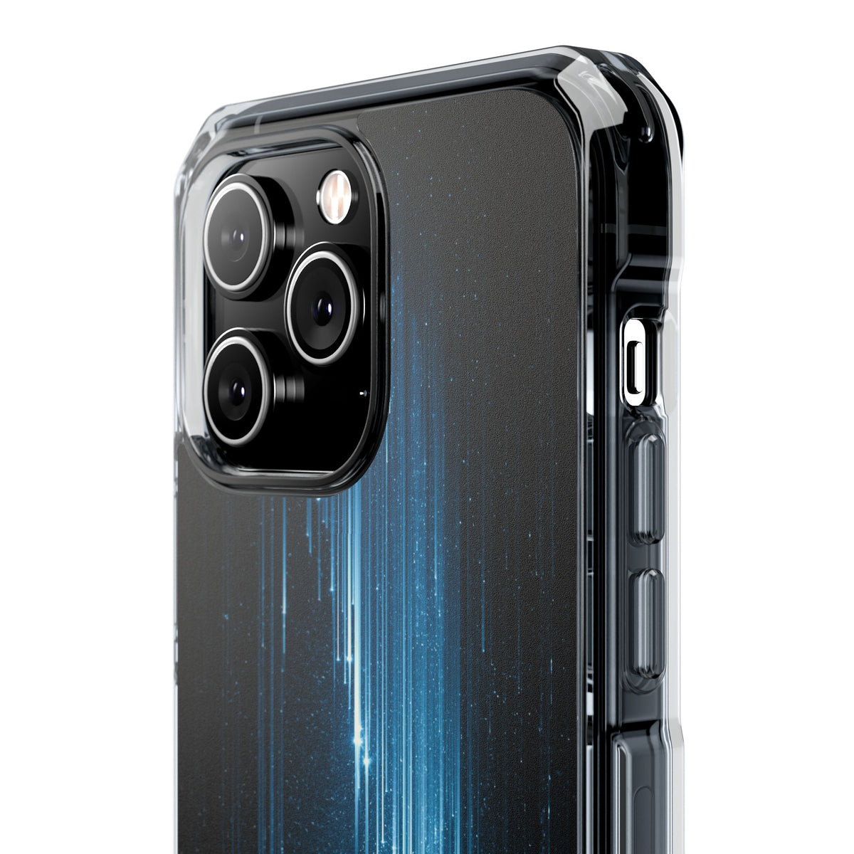 Nocturnal Cascade · Clear Impact Magnetic Phone Case for iPhone · Black