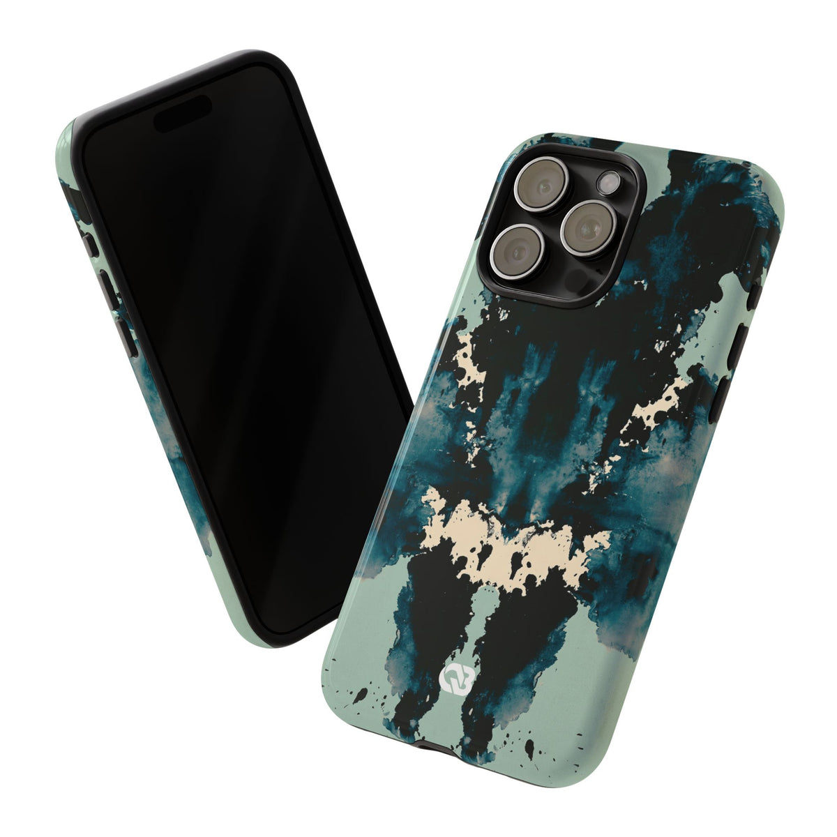 Rorschach Ink Void · Tough Phone Case for iPhone · Black