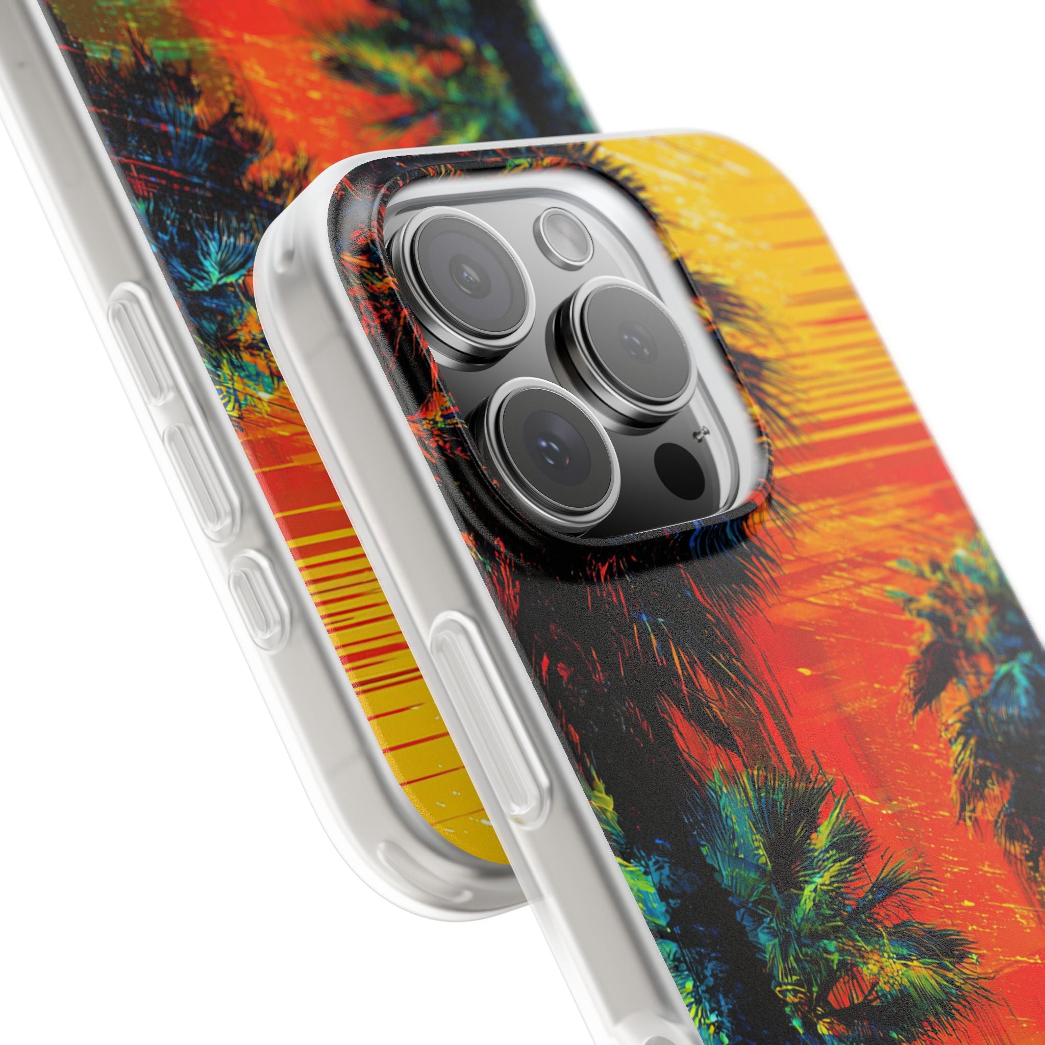 Tropischer Sonnenstrahl iPhone 16 Pro Case - Soft