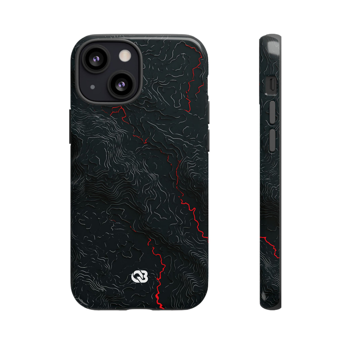 Crimson Rift · Tough Phone Case for iPhone · Black