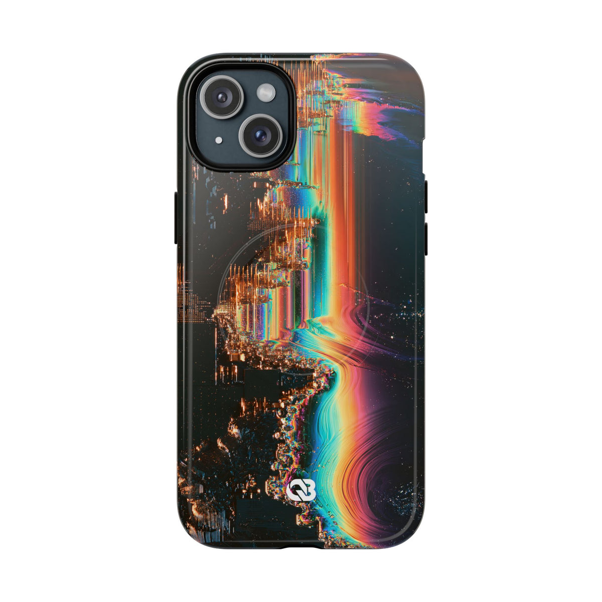 Prismatic Circuit · Tough 2.0 Magnetic Phone Case for iPhone · Black