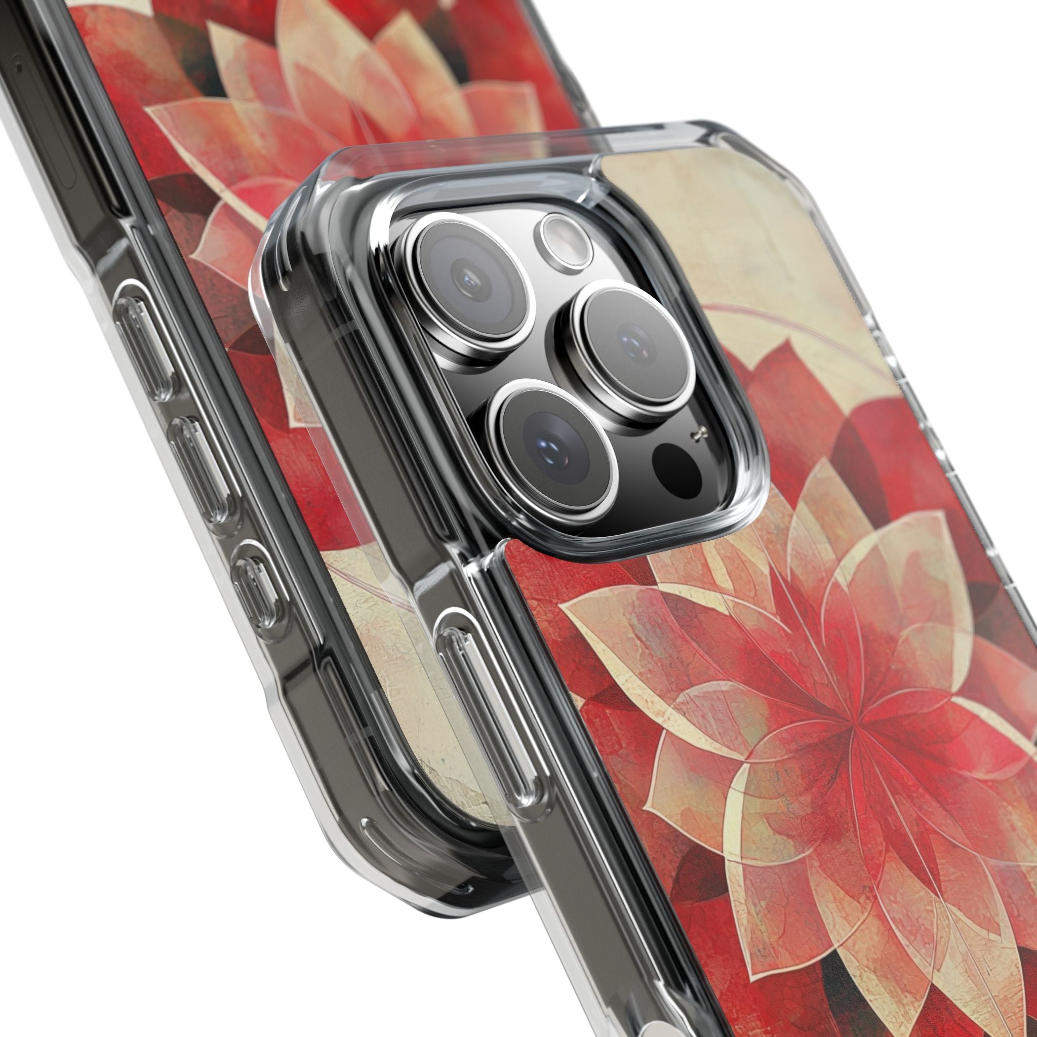 Crimson Bloom iPhone 16 Pro Case - Impact