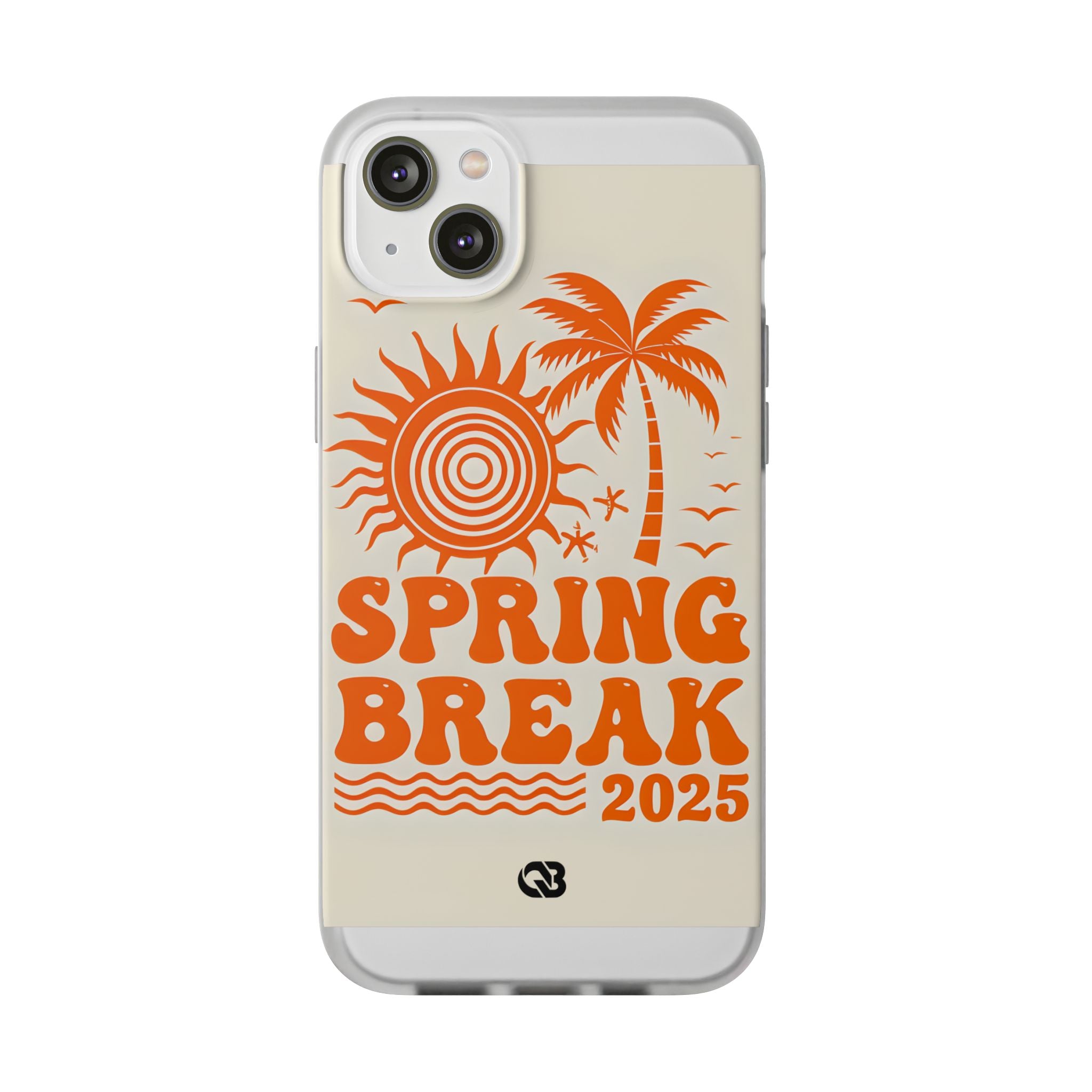 Retro Orange Tide · Soft Hoesje voor iPhone