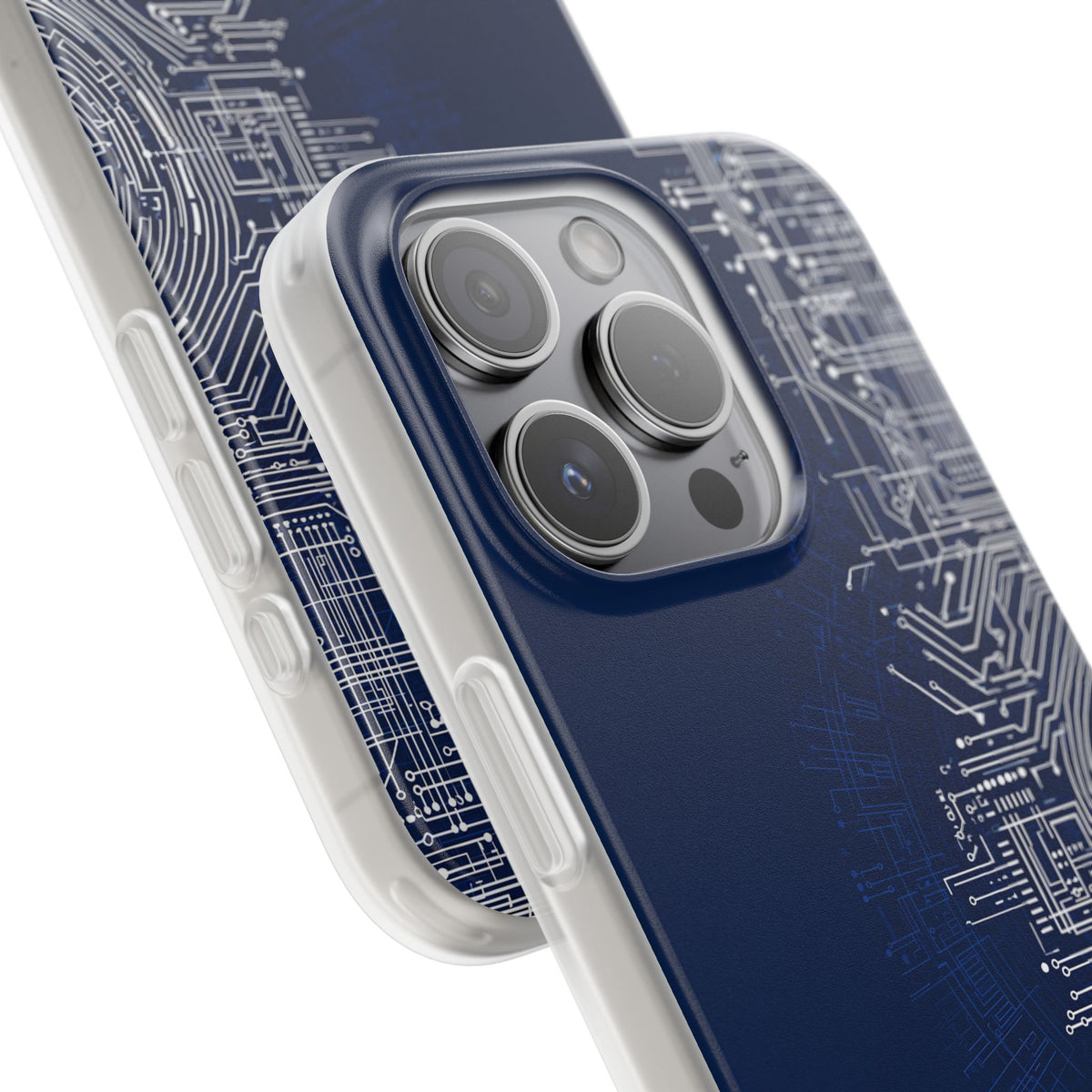 Blue Lite Phone Case for iPhone - Cobalt Circuit Logic