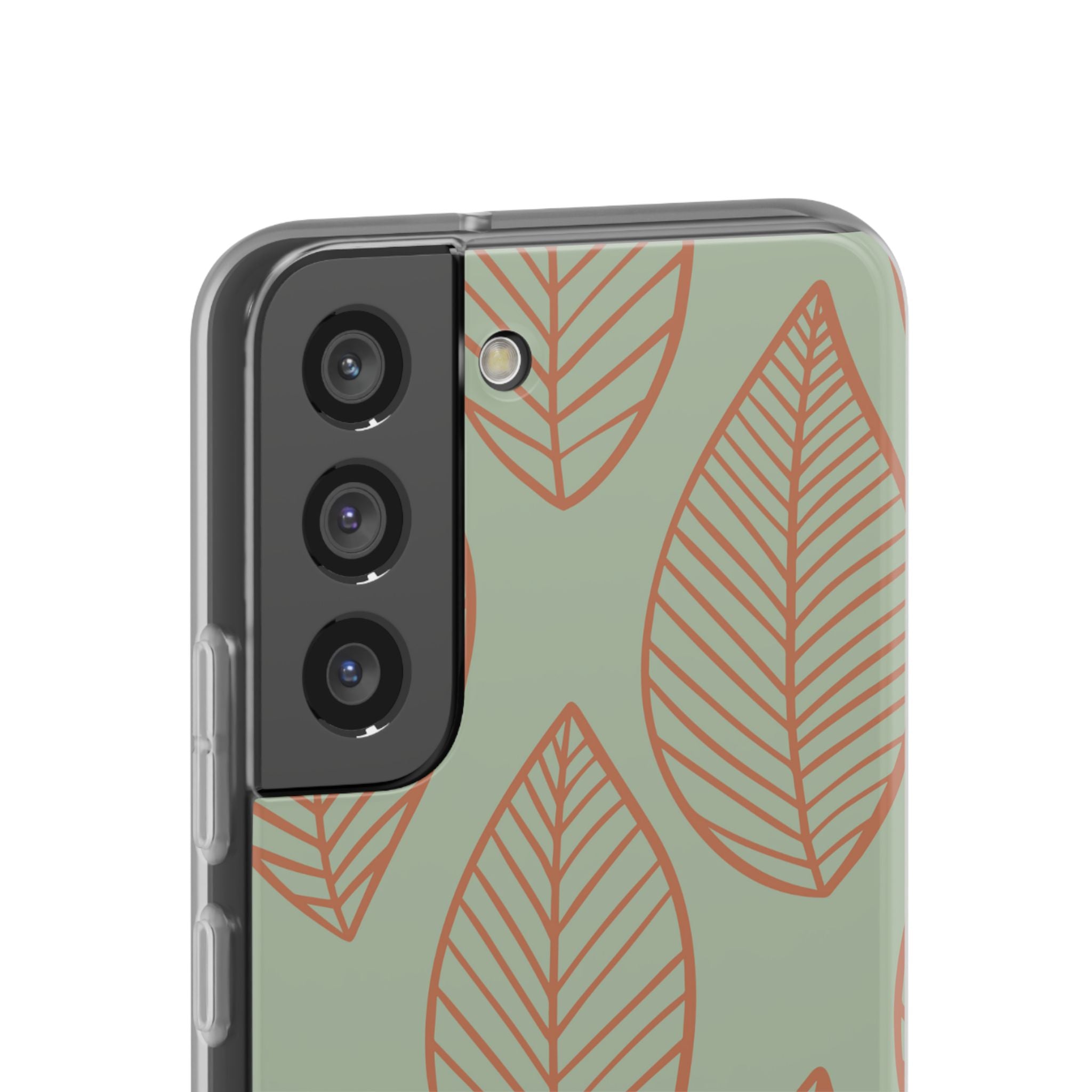 Sage Earth Leaves · Soft Phone Case for Samsung