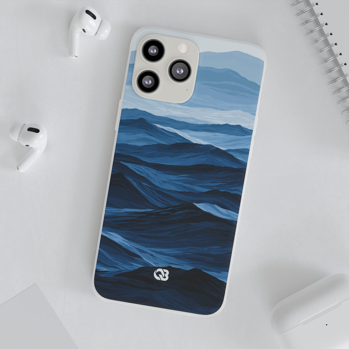 Cerulean Ridges · Lite Phone Case for iPhone · Blue